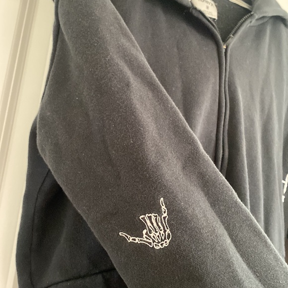 RARE Hurley Skeleton Zip-Up - Picture 4 of 6